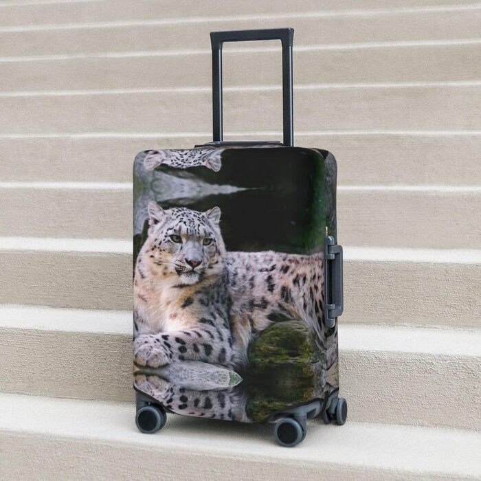 Чохол для валізи Schneeleopard, міцний захист для багажу розміром 45.7-81.3 см, чорний, великий розмір