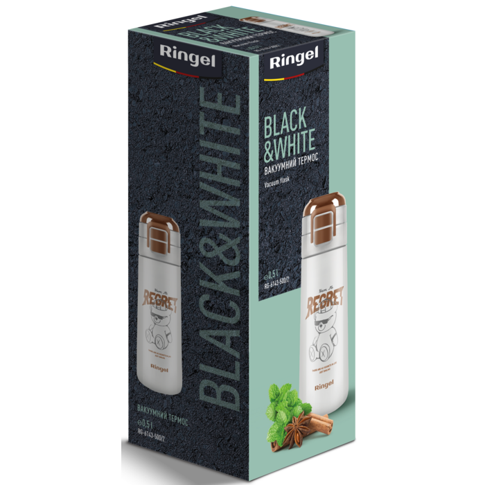 Термос Ringel Black&White 500 мл White (7101906)