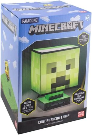 Лампа Paladone Icon з USB Minecraft Creeper