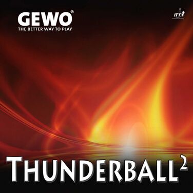 Накладка для ракетки Gewo Thunderball² 2.1 black (4814910021)