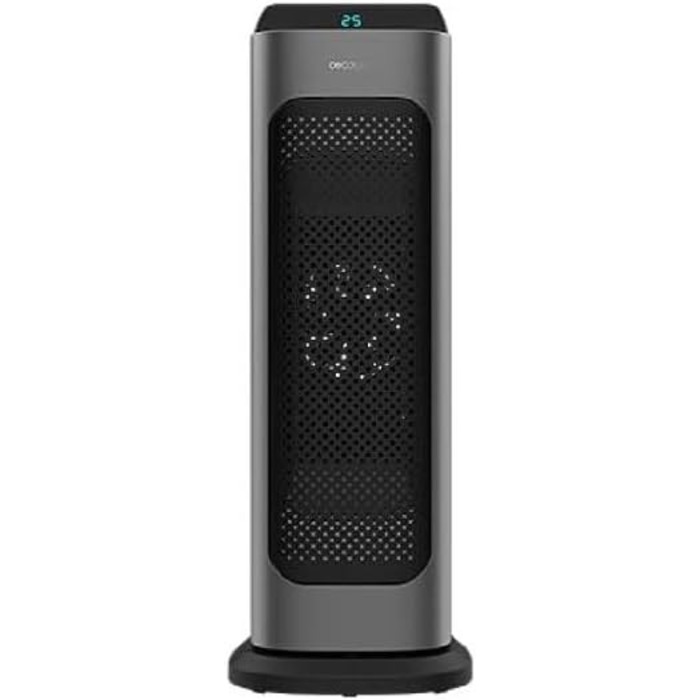 Керамічний обігрівач Cecotec ReadyWarm 6800 Ceramic Sky Smart. Керамічний обігрівач потужністю 2000 Вт з пультом дистанційного керування, світлодіодним дисплеєм, вибором температури, таймером, коливаннями, 3 режимами роботи, двигуном постійного струму, пу