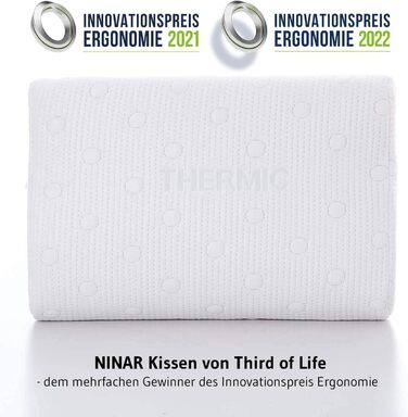 Ортопедична подушка Third of Life для водяних ліжок NINAR, в'язка подушка для шиї з піни з пам'яттю, подушка для підтримки шиї з т