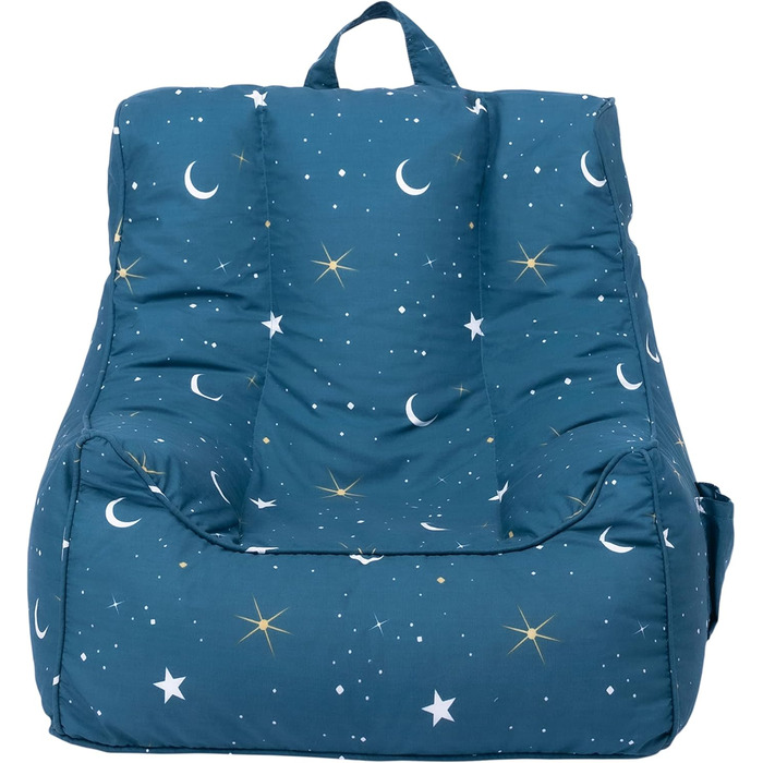 Дитяче крісло-мішок Ready Steady Bed з підставкою для ніг м'яке та безпечне сидіння для ігор вашої дитини ергономічне крісло для м