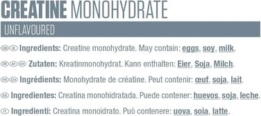 Креатин моногідрат Dymatize Creapure, 500 г – Без смаку, 147 порцій