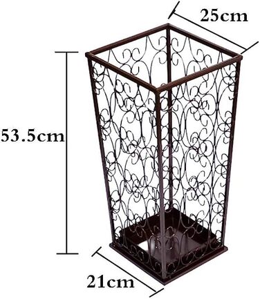 Підставка для парасольок RAABYU, тримач для парасольки з палицею для ходьби, металева швидковисихаюча підставка для парасольки у вінтажному стилі для домашнього класу/бронза