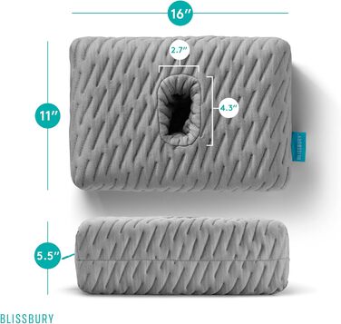 Міні-амбушури BLISSBURY для людей з болем у вухах, сірі