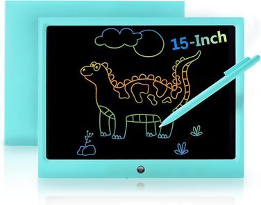 РК-планшет для письма для дітей, планшет для малювання Magic Tablet Дитячі іграшки від 2-12 років Хлопчик-Дівчинка, стирається планшет для малювання для дітей, різдвяні подарунки планшет для малювання електронні подарунки для дітей 15 синій