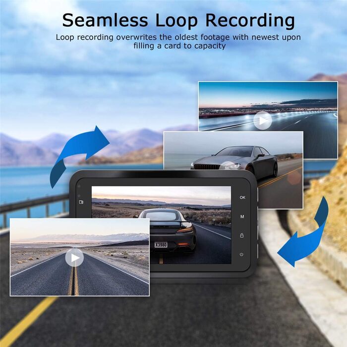 Автомобільна передня і задня 1080P Full HD автомобільна камера Подвійна відеореєстратор автомобільна відеореєстратор для автомобіл