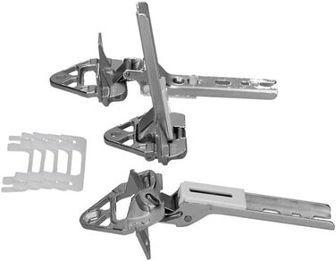 Петлі для дверей, сумісні з Bosch Siemens 00268699 / 268699 для холодильника та морозильника - LUTH Premium Profi Parts, 3