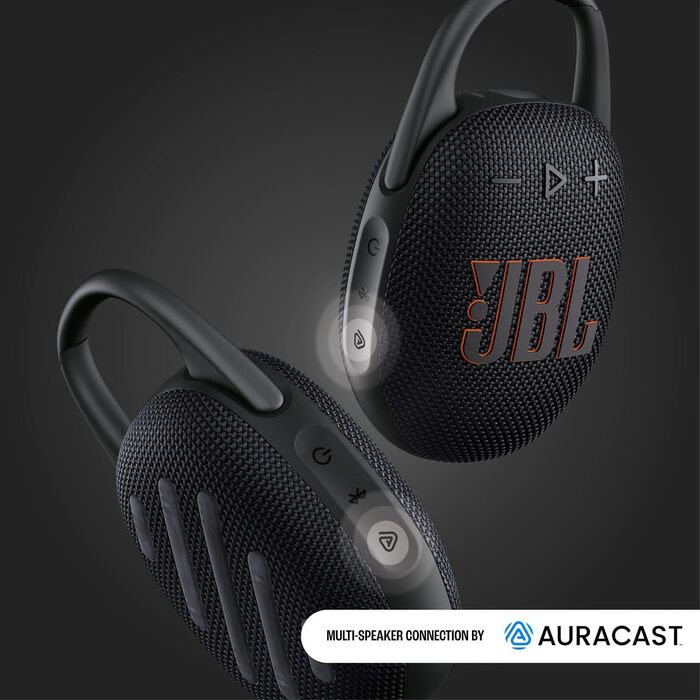 Чорного кольору - Портативна Bluetooth-колонка з JBL Pro Sound, глибокими басами та функцією збільшення часу відтворення - Водонеп