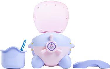 Дитячий туалет - горщик-літак для дітей, тренажер для туалету, ергономічне сидіння, м&39яка поліуретанова подушка, захист від бриз