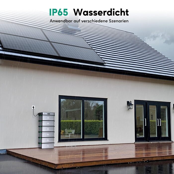 Система керування енергією зі штучним інтелектом та змінним струмом, вхідна потужність 2400 Вт змінного струму, вихідна потужність 2400 Вт, з 1 AB3000X 2,88 кВтгод, розширювана ємність 17,28 кВтгод, TOU, з інтелектуальним лічильником 3CT SF 2400 AC 1*AB30