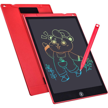 Барвиста РК-дошка 12 дюймів, РК-планшет Електронний планшет Графічний планшет Цифровий блокнот для малювання, Дитяча іграшка ДЛЯ Д