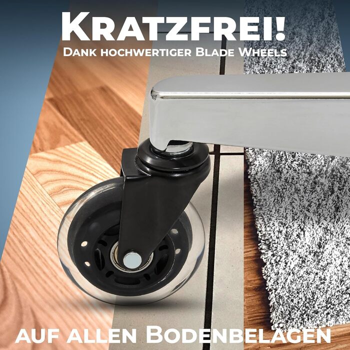 Ергономічний офісний стілець Робочий стілець 4D хромований металевий підлокітник, коліщатка Офісний стілець, комп'ютерний стілець