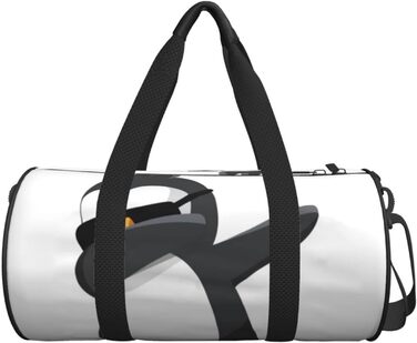 Дорожня сумка-циліндр з пінгвіном, спортивна сумка для чоловіків та жінок, сумка-мішок для подорожей