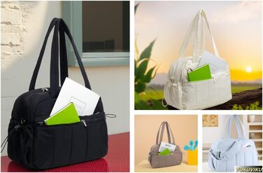 Жіноча спортивна сумка велика фітнес-сумка з вишневим кулоном (подарункова), водонепроникна дорожня сумка для тренажерного залу, плавання, подорожей, бежева