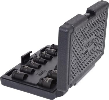 Набір торцевих головок шестигранних ударних, 1/2, короткі, 12 шт. KS Tools 515.0112