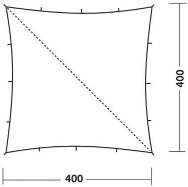 Тент ROBENS Tarp 4 x 4 м, бежевий, 4 x 4 метри