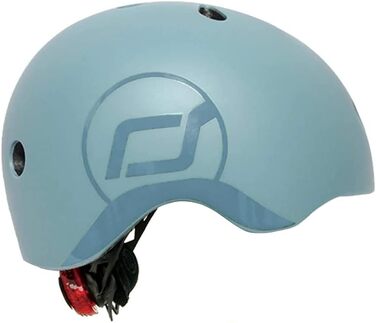 Дитячий шолом Scoot and Ride з регульованими ременями, матове покриття, розмір XXS, зі світлодіодним захисним ліхтарем і м'якою фл