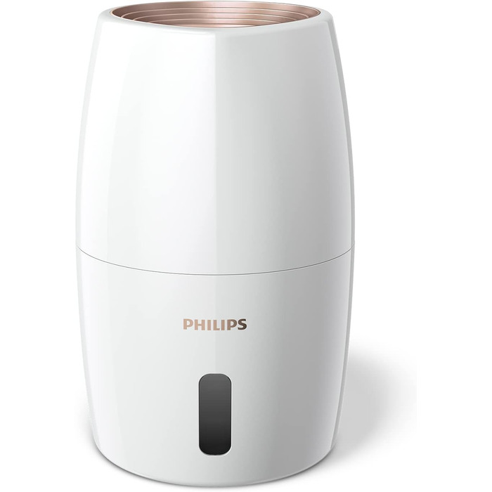 Зволожувач повітря Philips Series 2000 освіжувач повітря для приміщень площею до 32 м, технологія NanoCloud, 2-літровий бак (HU2716/10) і оригінальний замінний фільтр Philips FY2401/30 для зволожувача сірий