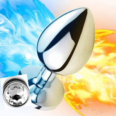 Набір анальних плагів Aclouddate, з кристалом