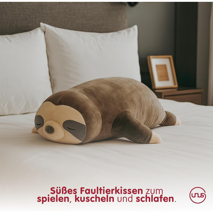 М'яка іграшка UNUS Лінивець, сірий