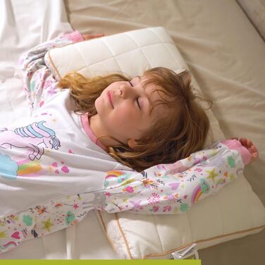 Дитяча подушка Vitapur 40x60 см, комплект з 2 подушок My First Регульована подушка Для всіх положень для сну Можна прати при 60C Знімний наповнювач 2 x 40x60 см