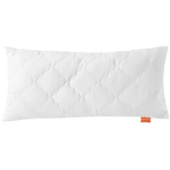 Бамбукова подушка для сну 40x80 см, 100 бавовна, простьобана 100 віскозою (бамбукова м&39якоть), подушка 40 x 80 см, подушка для ліжка, подушка для сну, Oeko-TEX, зроблено в ЄС, можна прати при температурі до 40 градусів 40 x 80 см 1