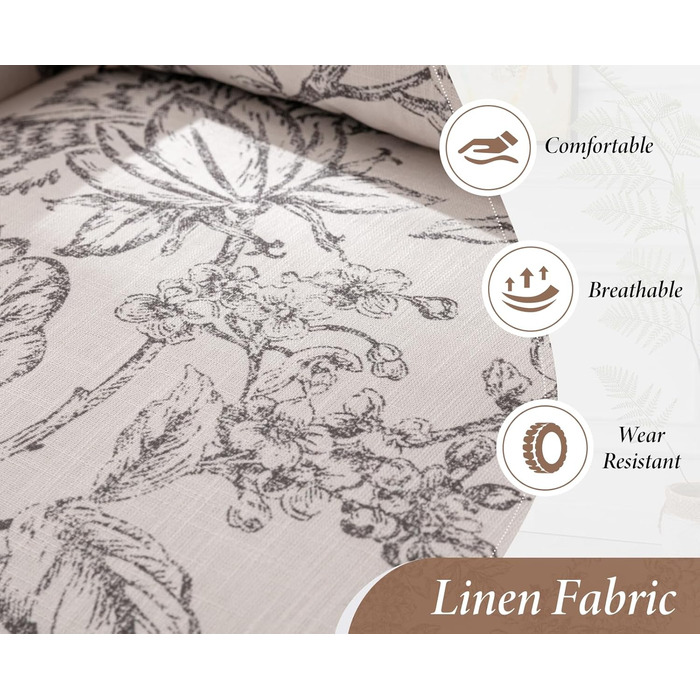 Льняне одномісне крісло-диван для вітальні з дерев&39яними ніжками, ретро-крісло з підлокітником та одним кріслом для балкону (бежевий)