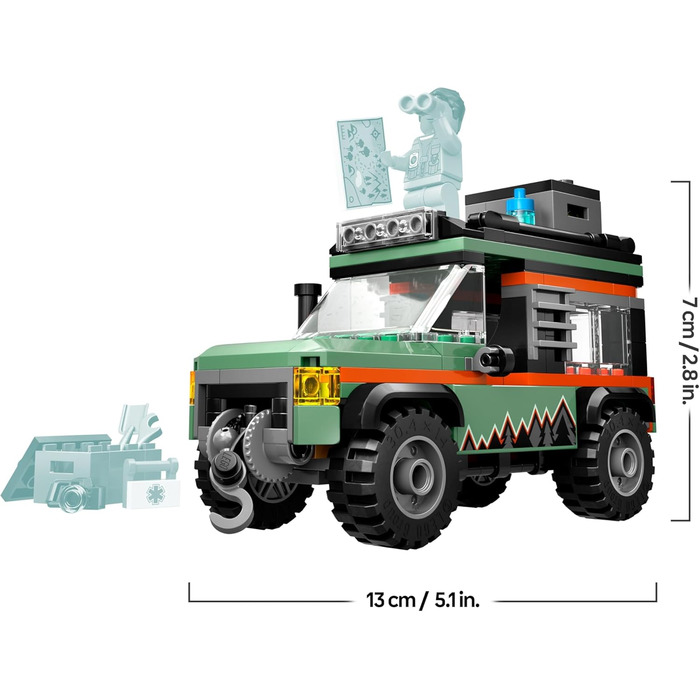 Конструктор LEGO City Offroad Off-Road Vehicle 60447, 221 деталь, позашляхова тематика