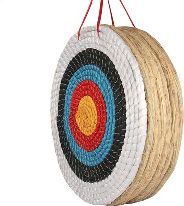 Мішень для стрільби з лука AUVIM 20 дюймів – ручної роботи, солом'яна, 7 шарів