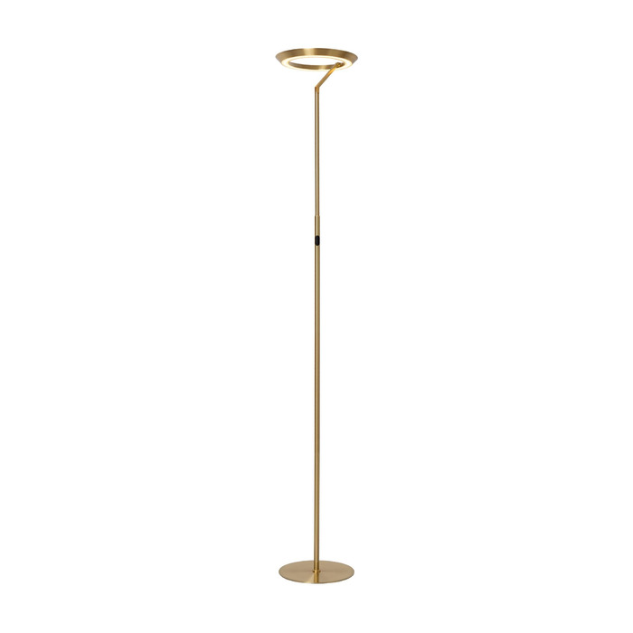 Торшер LUCIDE CELESTE Ø 28 см LED з димером 21W 2700K Матове золото/Латунь