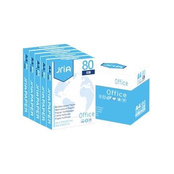 Папір для копіювання для дому та офісу - Базовий папір для принтерів для дому та офісу. Універсальний папір для принтерів, підходить для лазерних та струменевих принтерів. 2500 аркушів DIN A4 80 г, білий (5 x 500 аркушів), упаковка з 5 шт.