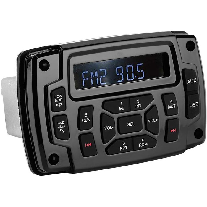 Човен водонепроникний MP3-плеєр MP3-плеєр для човнів 12V MP3-плеєр Bluetooth FM AM стереоприймач IP66 водонепроникні аксесуари для морських човнів