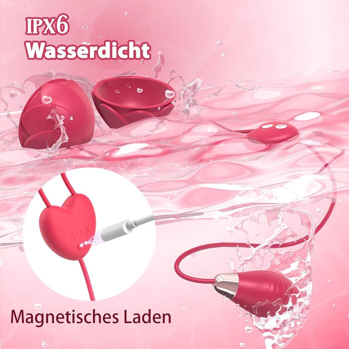 Вібратор Devonnen 2 в 1, стимулятор клітора і грудей, з 9 режимами вібрації, управлінням через додаток