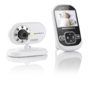 Відеоняня з кольоровим дисплеєм 2,4 дюйма та радіусом дії до 300 метрів, білий, 26 -