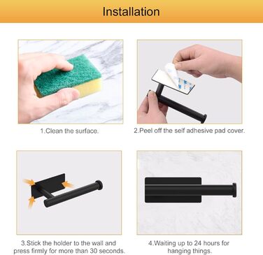 Самоклеючий тримач для туалетного рулону, тримач для туалетного рулону для унітазу без свердління, тримач для туалетного рулону, н