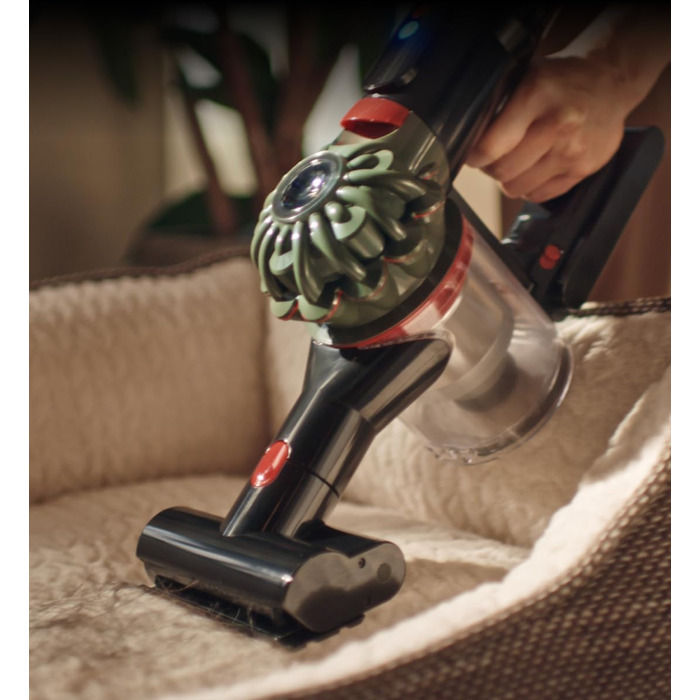 Ручний пилосос Dyson V8 Cyclone, чорний із зеленим, до 60 хв роботи