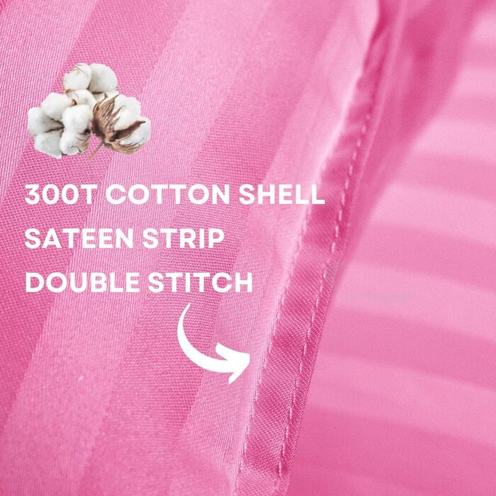 Дитяча подушка Kids Fluff 2 шт. Toddler Pillow (35x50cm) - з бавовняним чохлом 300T та альтернативним пуховим наповнювачем. Гіпоал