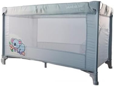 Люлька для подорожей, Автолюлька, 2 в 1, Надзвичайно компактно складається, Знімний матрацик, Mofli, до 15 кг, Дихаюча тканина, Бі