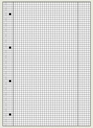 Блоків для студентів А4, лінеатурні блоки, 28 квадратів, 80 аркушів, білі (10), 10
