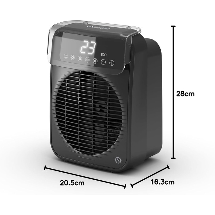 Теплова гармата Olimpia Splendid 99241 Caldo Tekno потужність до 2000 Вт, IP21, Eco-режим, для приміщень до 60 м