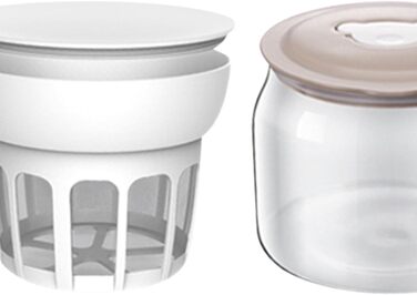 Сепаратор сироватки Sharplace з кришкою, ситечко для харчових продуктів, контейнер для горіхового молока, скло, фільтр для сита йогуртниціскляна пляшка