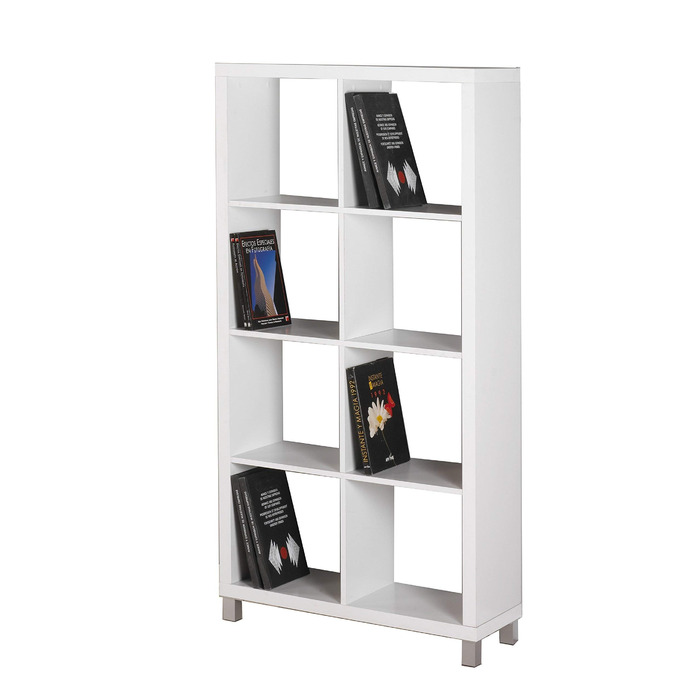 Комплект шафи Kubox - полиця, 8 відділень, білий