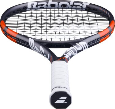 Тенісна ракетка Babolat Aero G 27" 2024 червоно-чорно-біла 270 г L3 NF²-Tech + Aero Modular³ максимальний спін + потужність для середнього рівня офіційний Babolat Франція оригінал