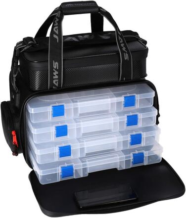 Сумка Mikado Eva Jaws Bag XL з 4 коробками Bait Bag Транспортна сумка Сумка для риболовлі
