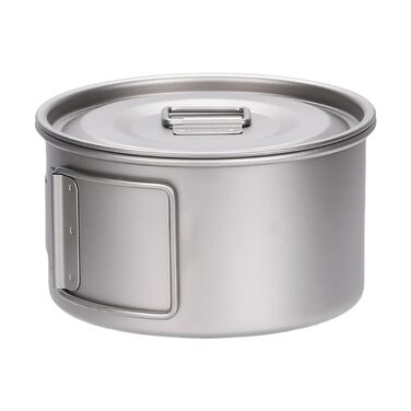 Легкі туристичні миски зі складною ручкою, стійкі до іржі, миски для їжі для кемпінгу та походів, складна ручка 0,45 л