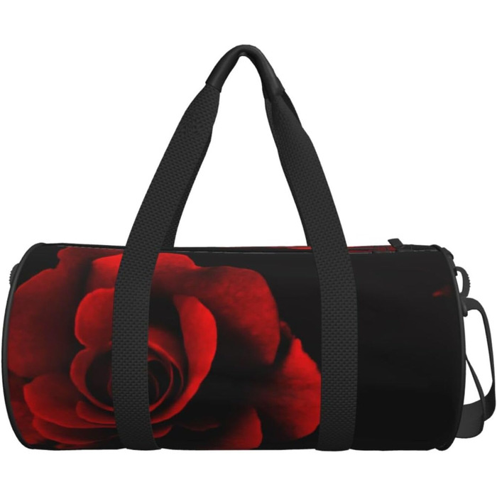 Біла Тигриця Містка дорожня сумка для подорожей, легка та довговічна, ідеальний подарунок для походів, відпустки, ділових поїздок та іншого, колір червона троянда, універсальний розмір