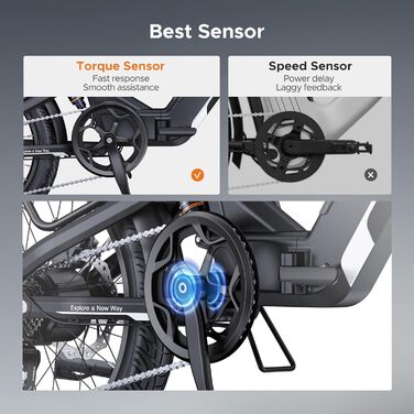 Електровелосипед ENGWE з додатком, акумулятор 48 В 13,5 Аг, запас ходу до 135 км, датчик крутного моменту та гідравлічні гальма, шини 20 * 3,0, 2 години зарядки, колір шампанське золото