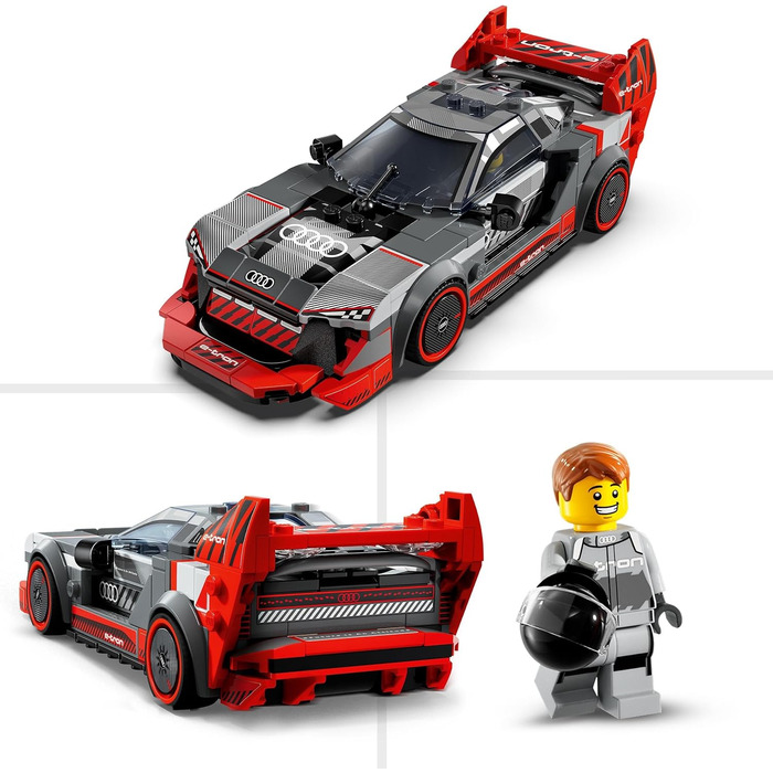 Конструктор LEGO Speed Champions 76921, Гоночний автомобіль Audi S1 e-tron quattro, 274 деталі